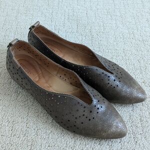 Pikolinos Shoes Leather Slip On Perforated Flats Loafer Women 39 Cut Out Artsy